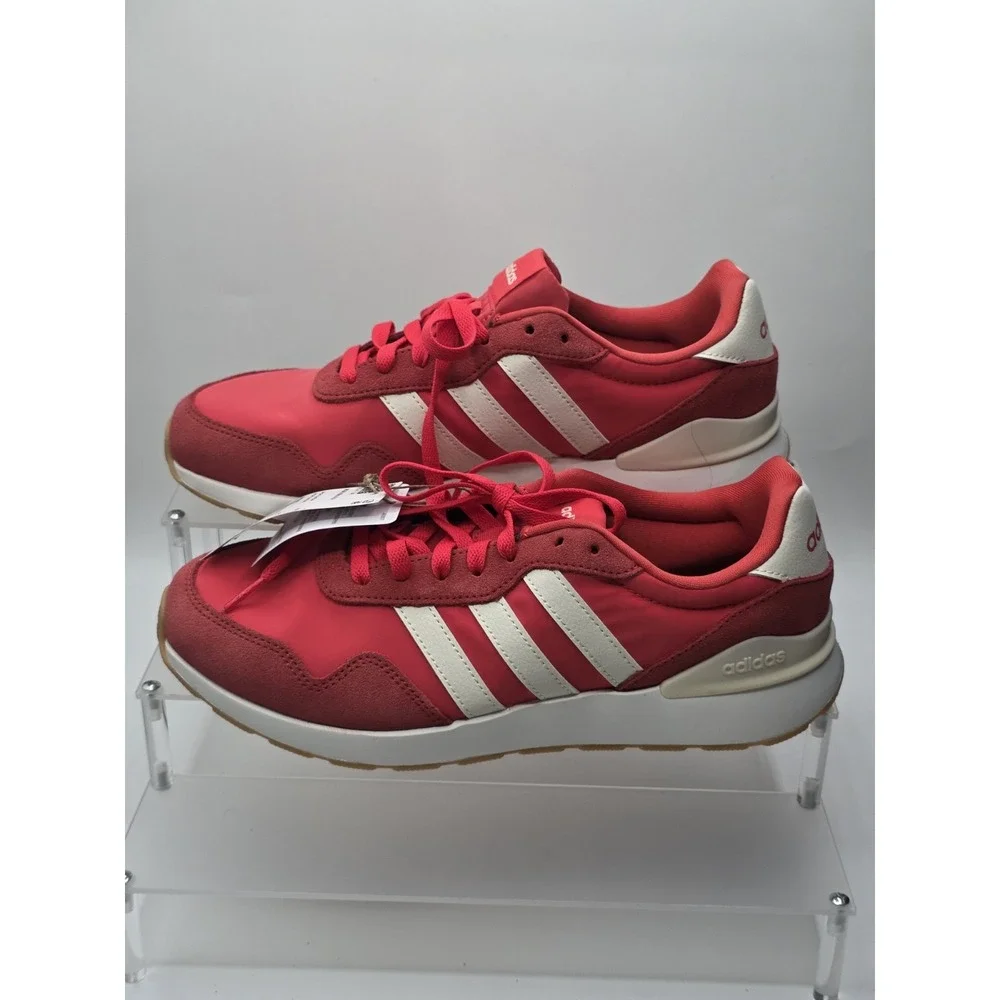 Adidas Throwback Red And White Run 60S 4.0 Sneaker SZ8.5 Running Jogging Comfort